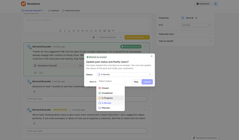 FeatureOS
			    ux ui design