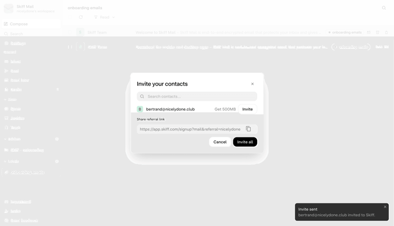 Skiff
			    ux ui design