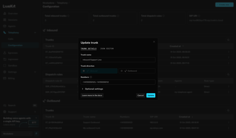 Livekit screen example