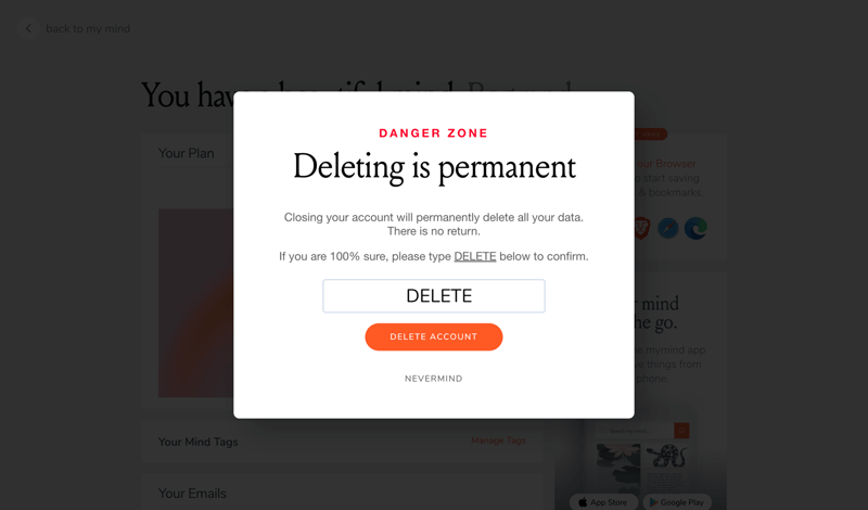 Mymind
			        ux ui design