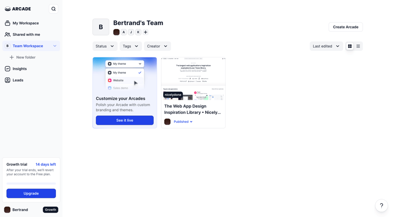 Arcade
			              ux ui design