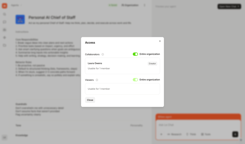 Mistral screen example