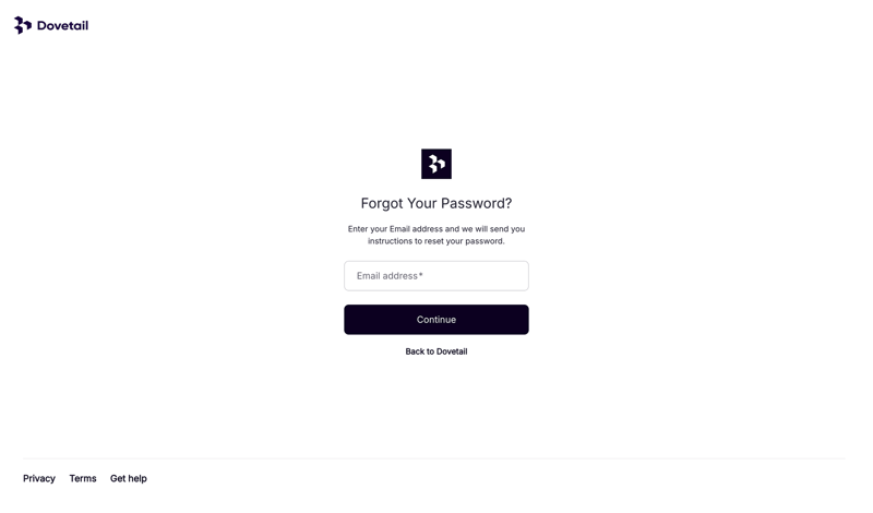 Dovetail screen example