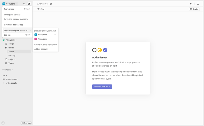 Linear
			             ux ui design