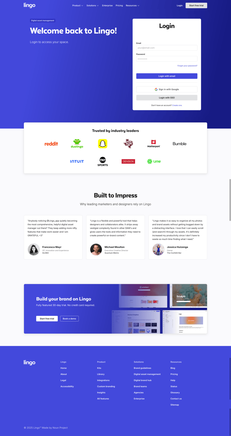 Lingo
			           ux ui design