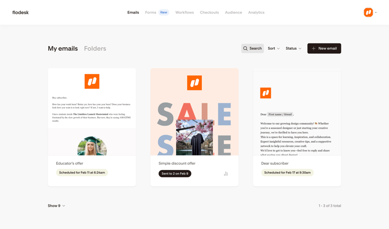 Flodesk
			       ux ui design