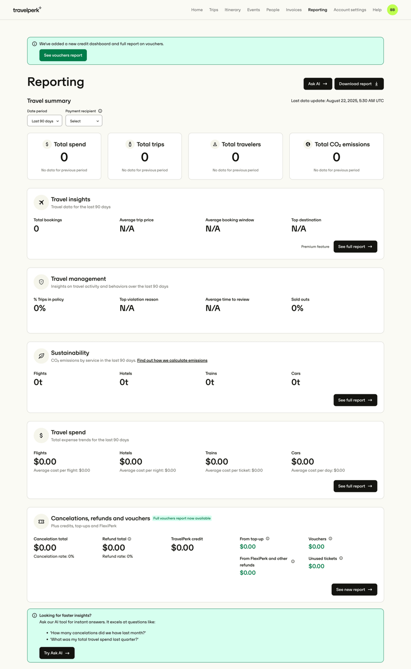 Travelperk screen example