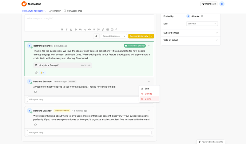FeatureOS
			      ux ui design