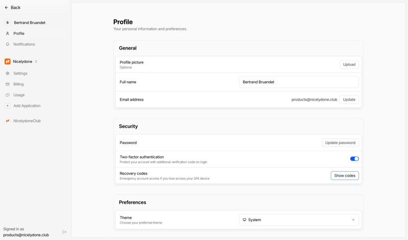 Nightwatch screen example