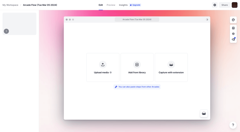Arcade
			               ux ui design
