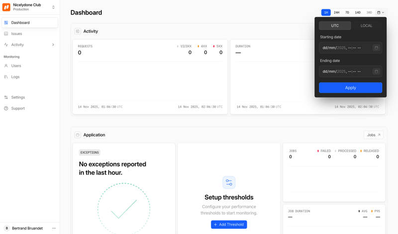 Nightwatch screen example
