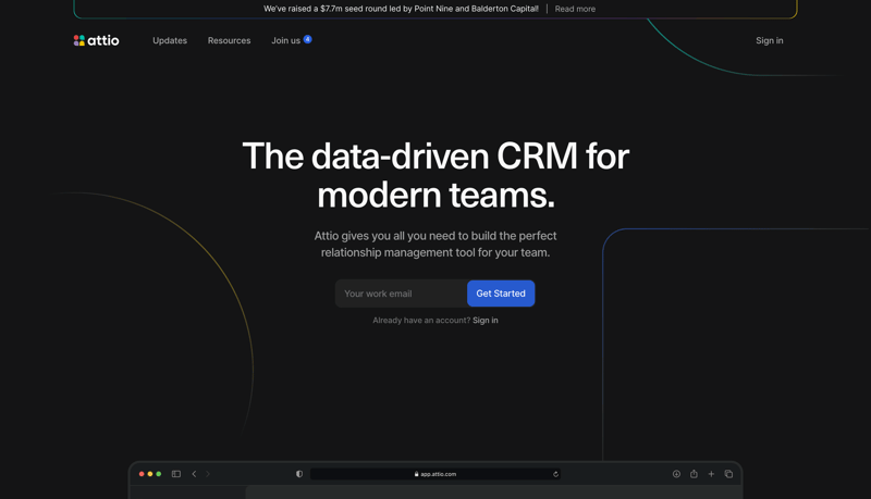Attio
			      ux ui design