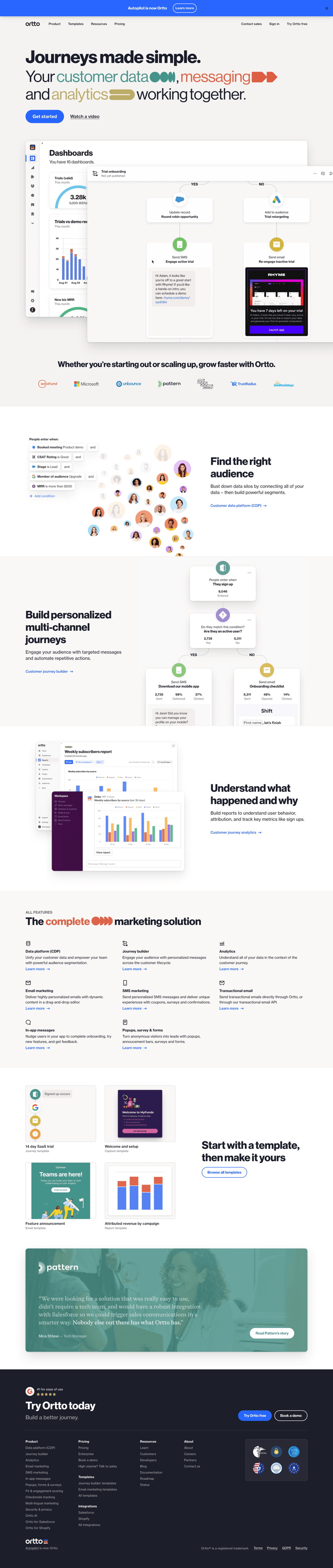 Ortto
				 page example