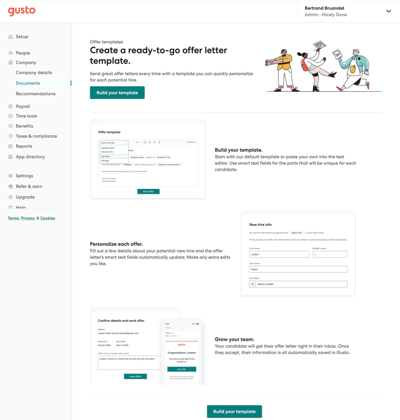 Gusto
			          ux ui design