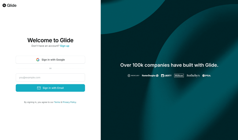 Glide
			   ux ui design