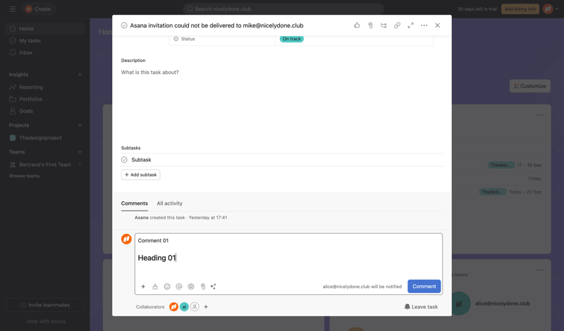 Asana
			        ux ui design