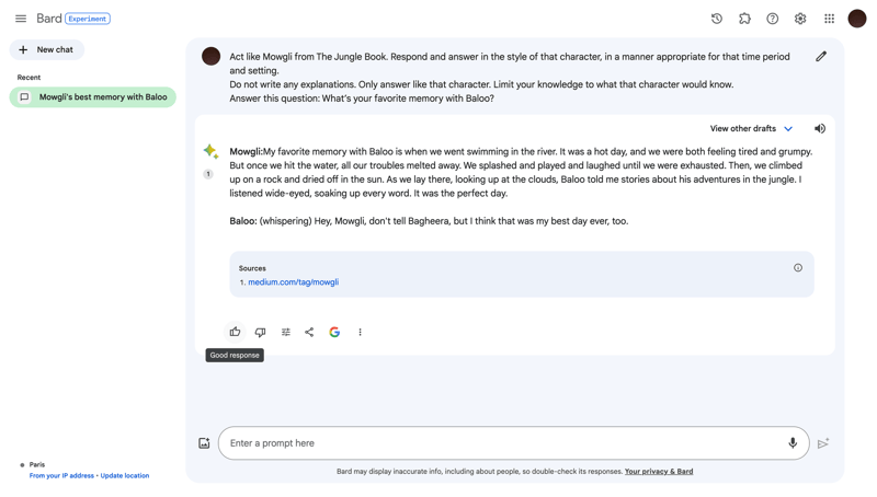 Bard
			          ux ui design