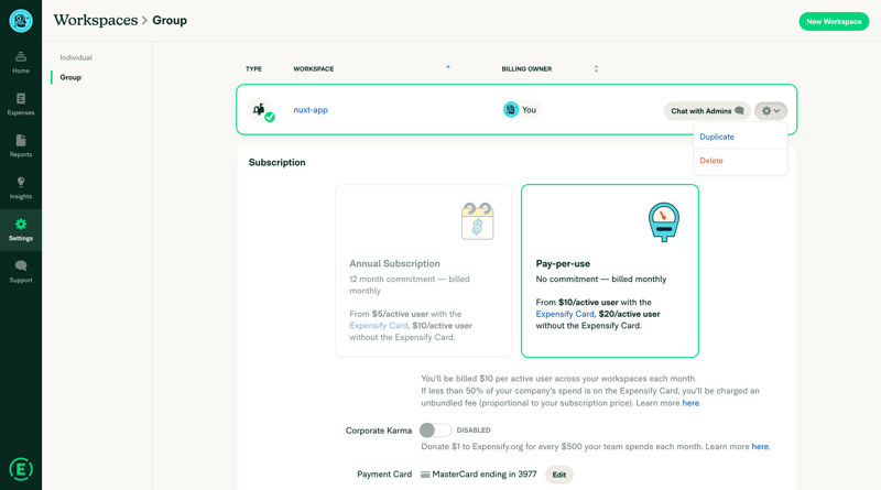 Expensify
			             ux ui design