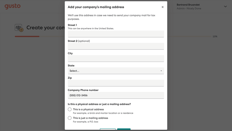 Gusto
			      ux ui design