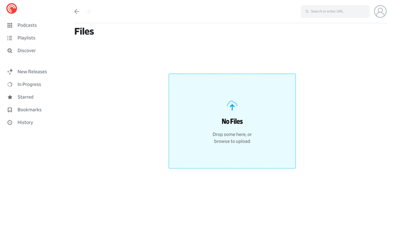 Pocket Casts screen example