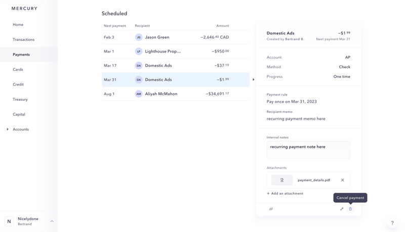 Mercury
			      ux ui design