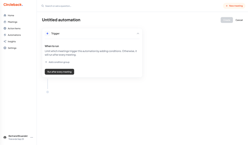 Circleback
			   ux ui design