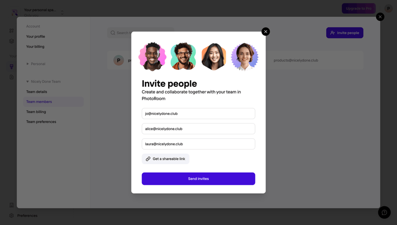 Photoroom
			         ux ui design