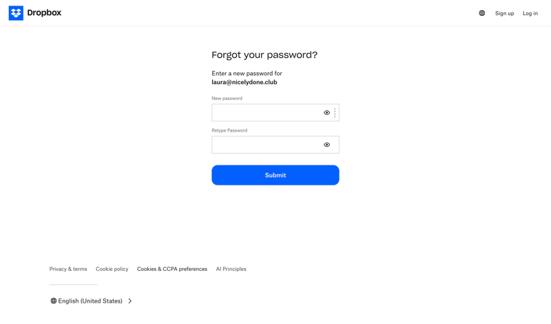 Dropbox
			       ux ui design