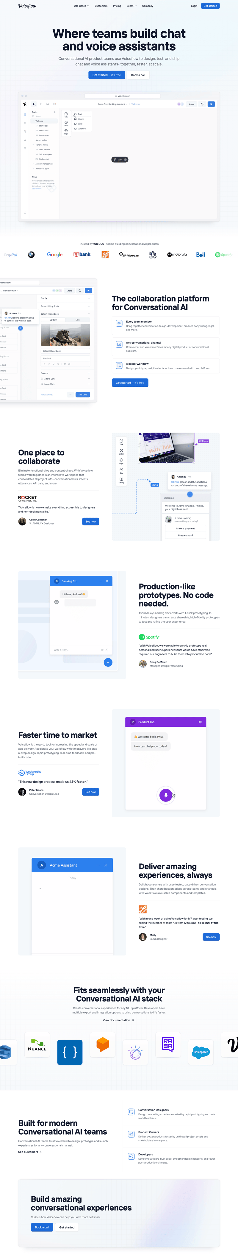 Voiceflow
				 page example