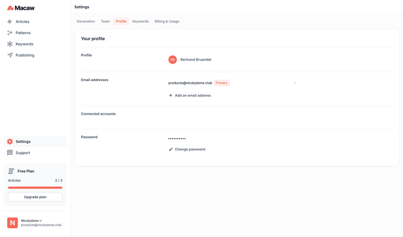 Macaw
			               ux ui design