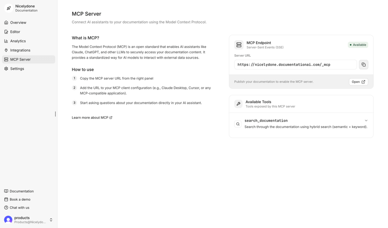 Documentation.AI screen example