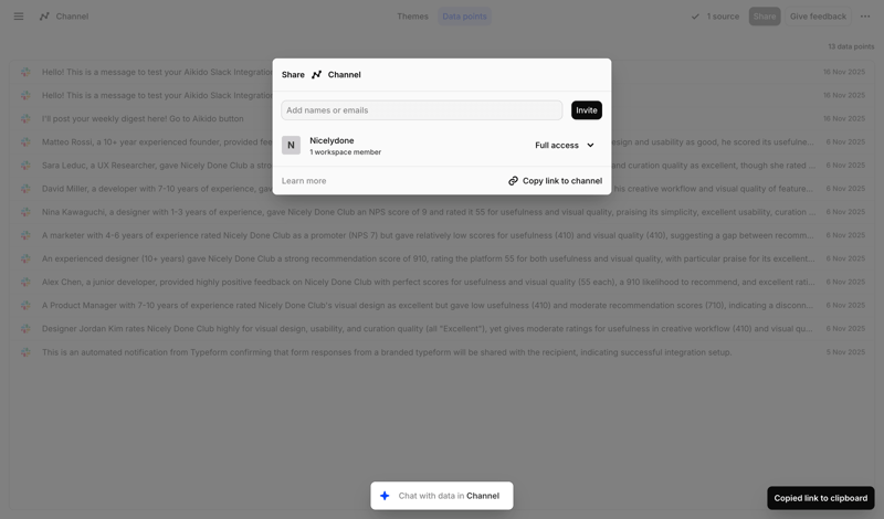 Dovetail screen example