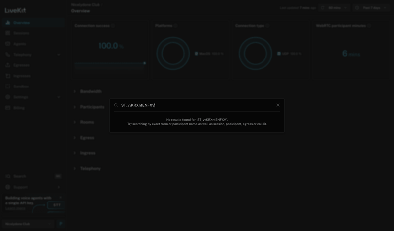 Livekit screen example