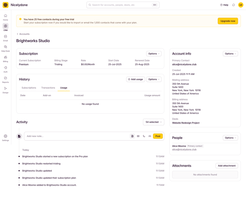 Outseta
			     ux ui design