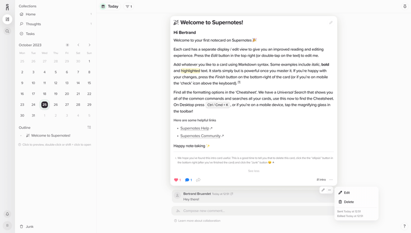Supernotes
			       ux ui design