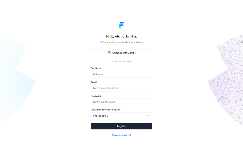 Formcarry
			       ux ui design