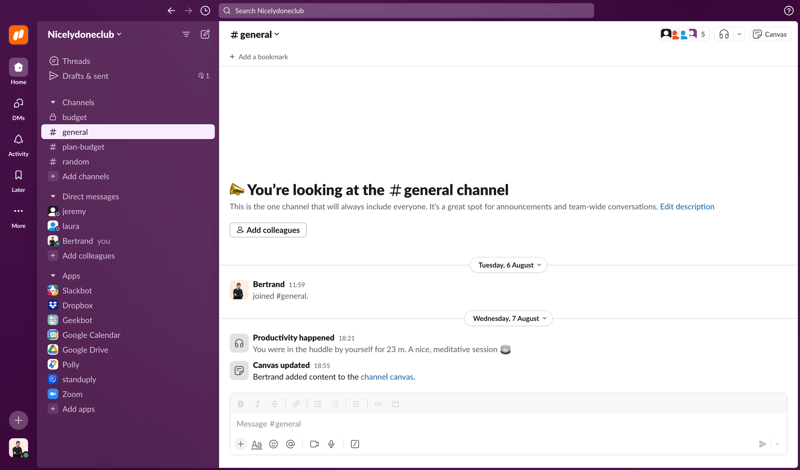 Slack
			           ux ui design