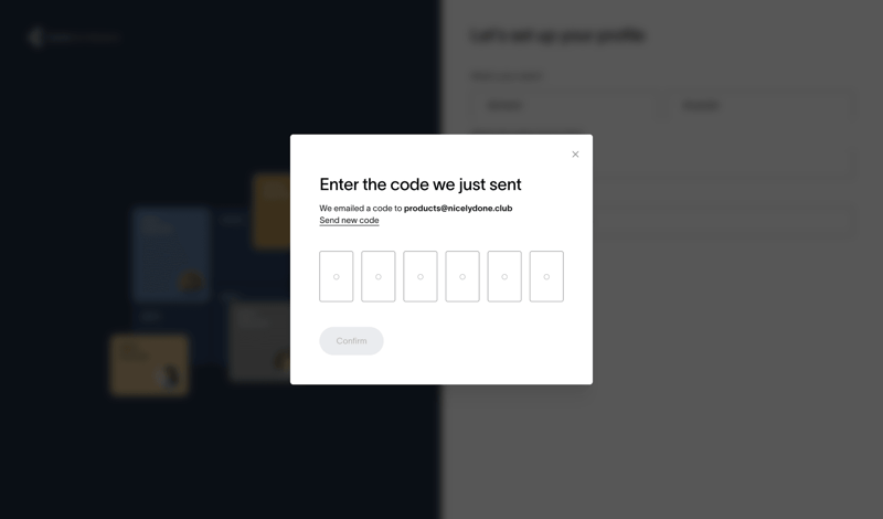 Cache screen example