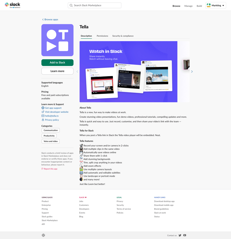 Tella
			    ux ui design