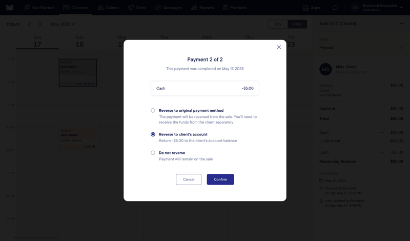 Mangomint screen example