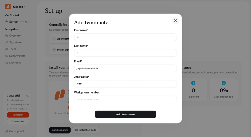 Scribe
			         ux ui design