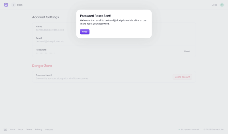 Evervault
			         ux ui design