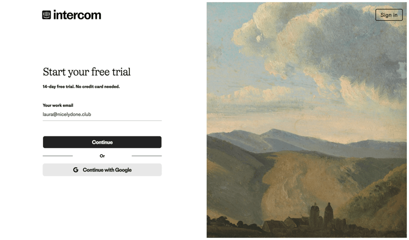 Intercom
			           ux ui design