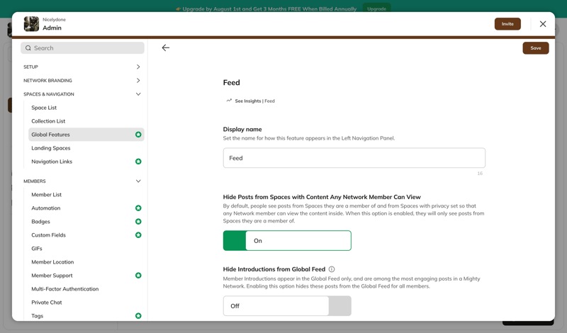 Mighty screen example
