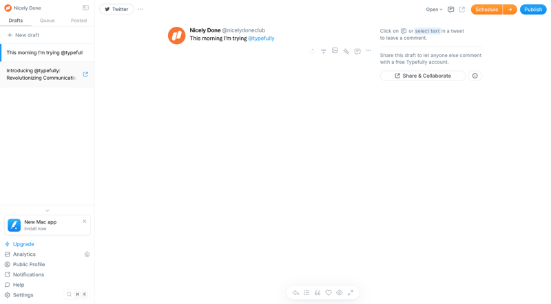 Typefully
			          ux ui design