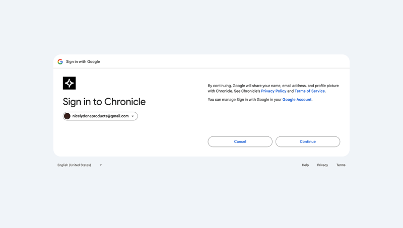 Chronicle
			    ux ui design
