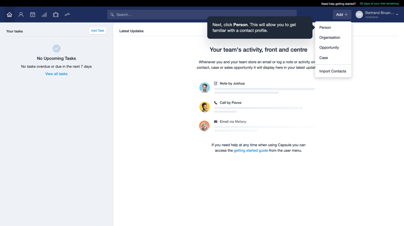 Capsule
			           ux ui design