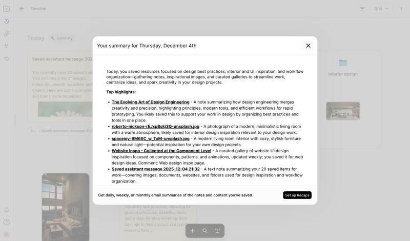 Fabric screen example