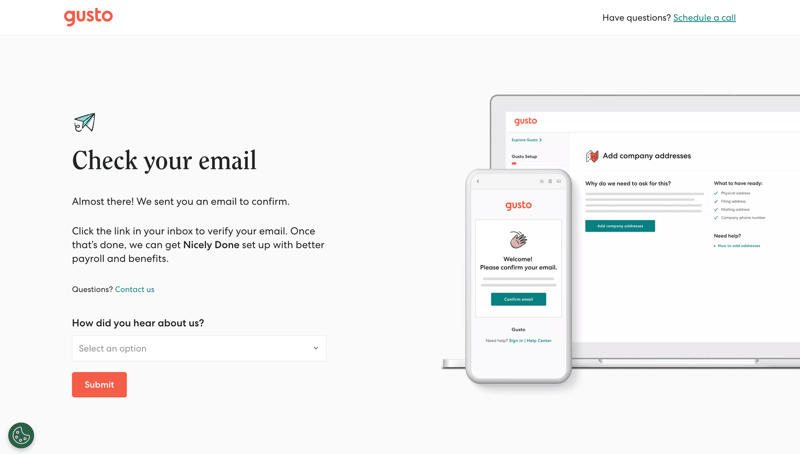 Gusto
			       ux ui design