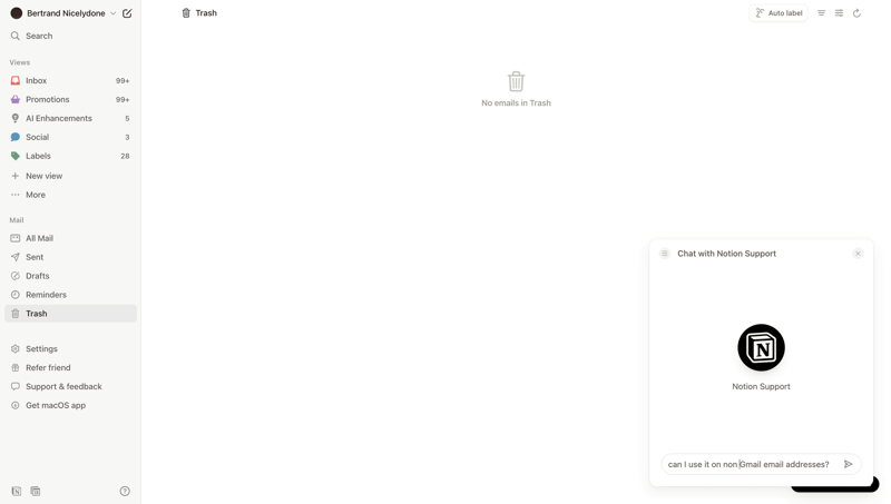 Notion Mail
			                ux ui design